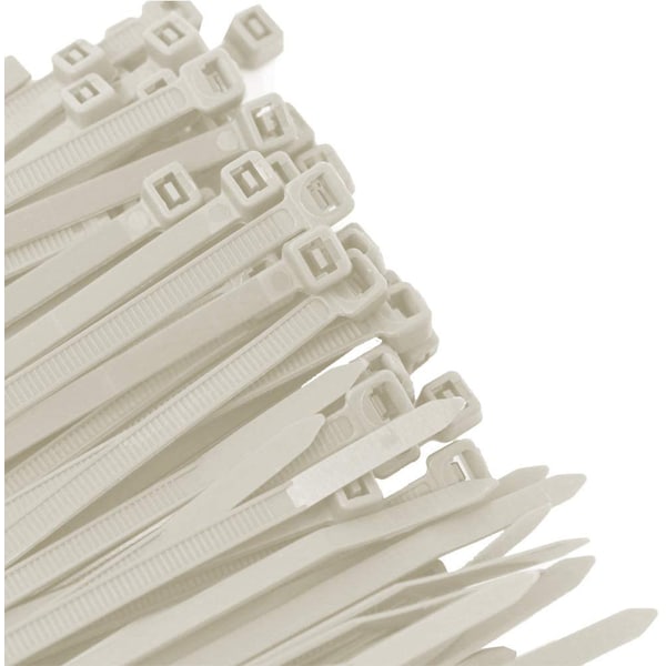 Cable Tie, 11 in L, 3 in Max Bundle Dia., Natural, Nylon 6/6, 50 lb Strength, 1000 PK